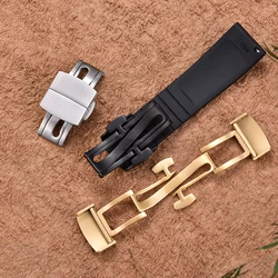 18mm Butterfly Adjustable Folding Buckle 316L Stainless Steel Strap Buckle Premium Metal Clasp Watch Accessory Universal Buckle