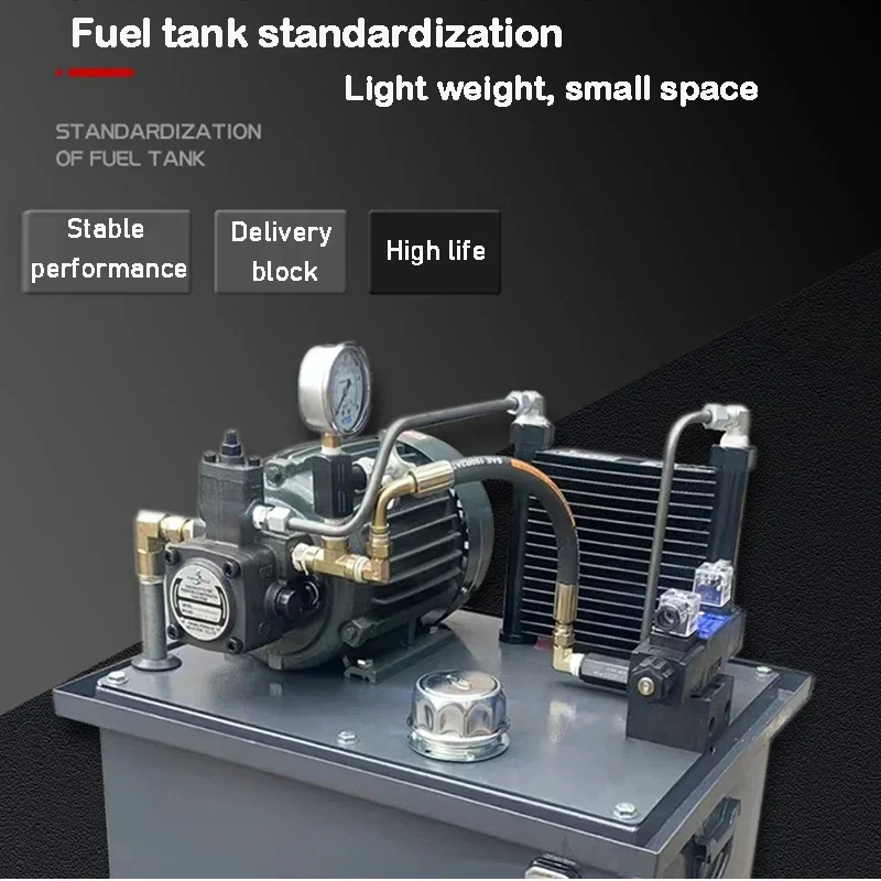 1.5KW Hydraulic Pump Station Oil Pressure Pump Oil Cylinder Assembly Power Station Liquid Small System Hydraulic Station Lift