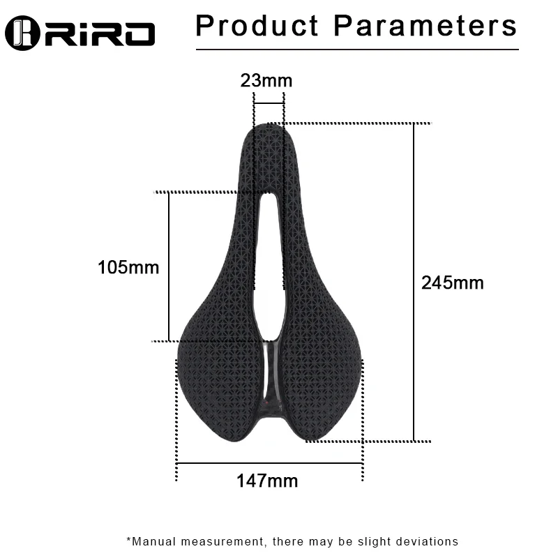 ODI Carbon Fiber 3D Printing Bike Saddle Ultra-Light and Breathable Hollow Honeycomb Cushion Soft Seat for Racing/Road Bike/MTB