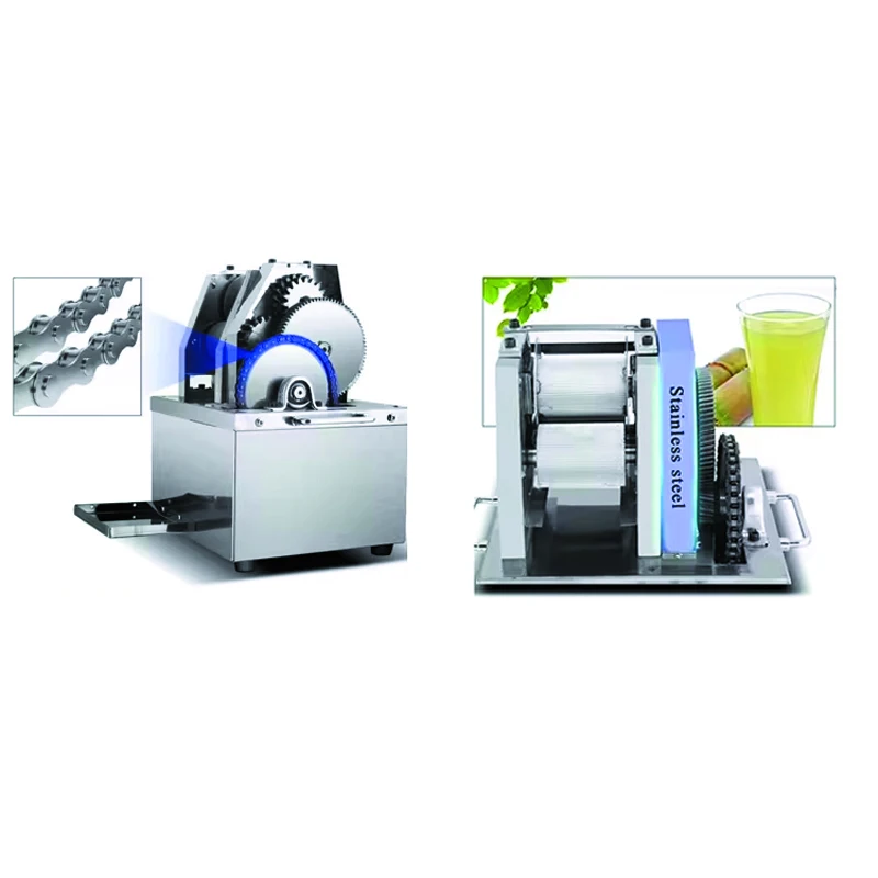 Stainless Steel Manual Sugarcane Juice Machine Sugar Cane Juicer Cane-juice Squeezer Sugarcane Juice Extractor Machine