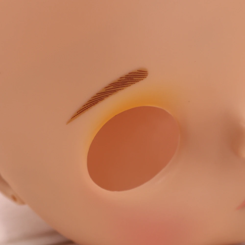 DBS Blyth Doll ICY Toy Tan Frontplatte Rückplatte und Schrauben für individuelle DIY-Puppe