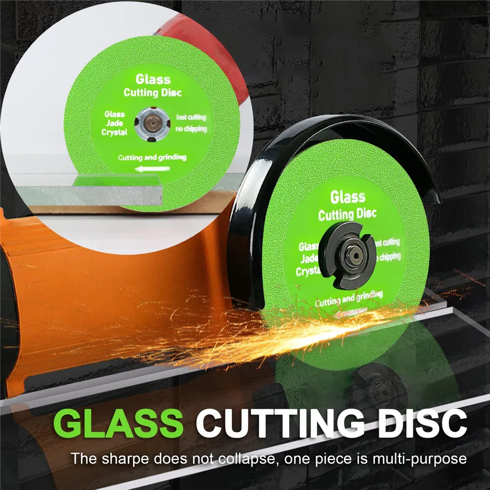 φ115/125mm Glass cutting blade Ceramic tile Jade crystal wine bottle Grinding diamond ultra-thin saw blade Glass cutting blade