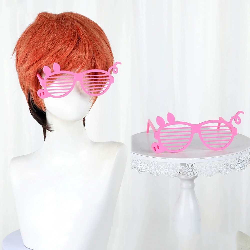 แว่นตาหมูอนิเมะ คอสเพลย์ นิค ฟ็อกซ์ ไม่มีเลนส์ แว่นตาการ์ตูนน่ารัก อุปกรณ์ประกอบฉากปาร์ตี้ฮาโลวีน