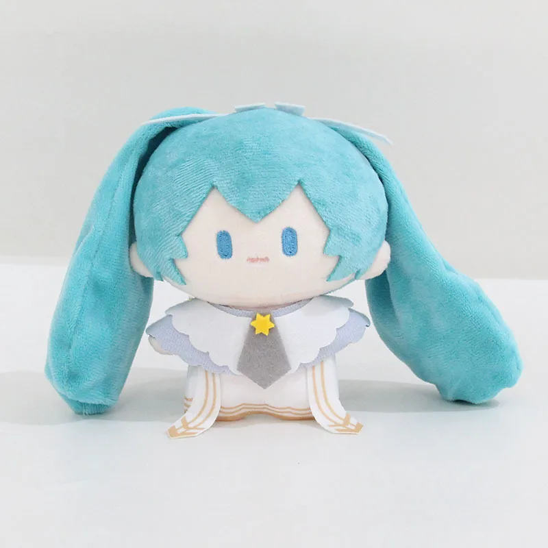 6CM 2024 New Anime Hatsune Miku Star Prayer Night Figure Kawaii Q version Plush Toys Doll Keychain Bag Pendant Gifts