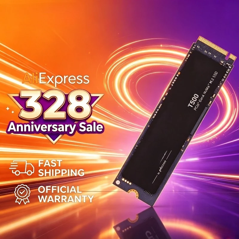 For Crucial T500 PCIe Gen4 NVMe SSD,TLC NAND,Up to 7300MB/s,  1TB 2TB Laptop Desktop (PC) Compatible, for Creatives and Gamers