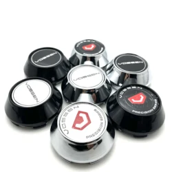 4pcs 68mm 69mm Vossen Wheel Center Hub Cap Car Rims Dust-proof Cover Hubcaps 45mm Emblem Badge Sticker Auto Styling Accessories
