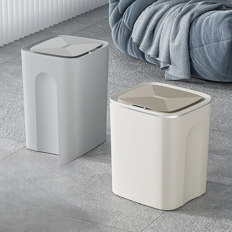 

12L Automatic Trash Can With Lid,Motion Sensor,Plastic Waste Bin, Home And Office Use,Hands-Free Disposal, Smart Garbage Bin