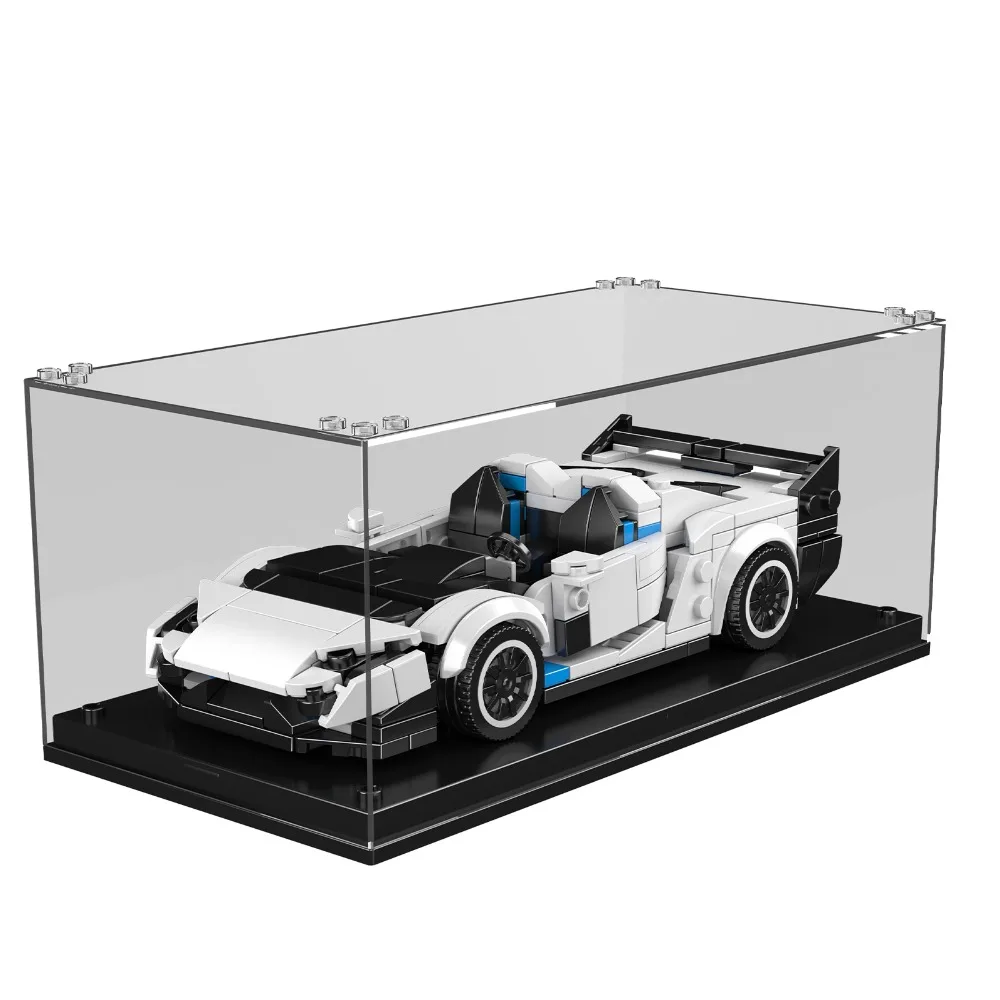 395 STKS Racewagen Bouwstenen Kit Hoge Snelheid Sportwagen Model DIY Montage Speelgoed voor Jongens Meisjes