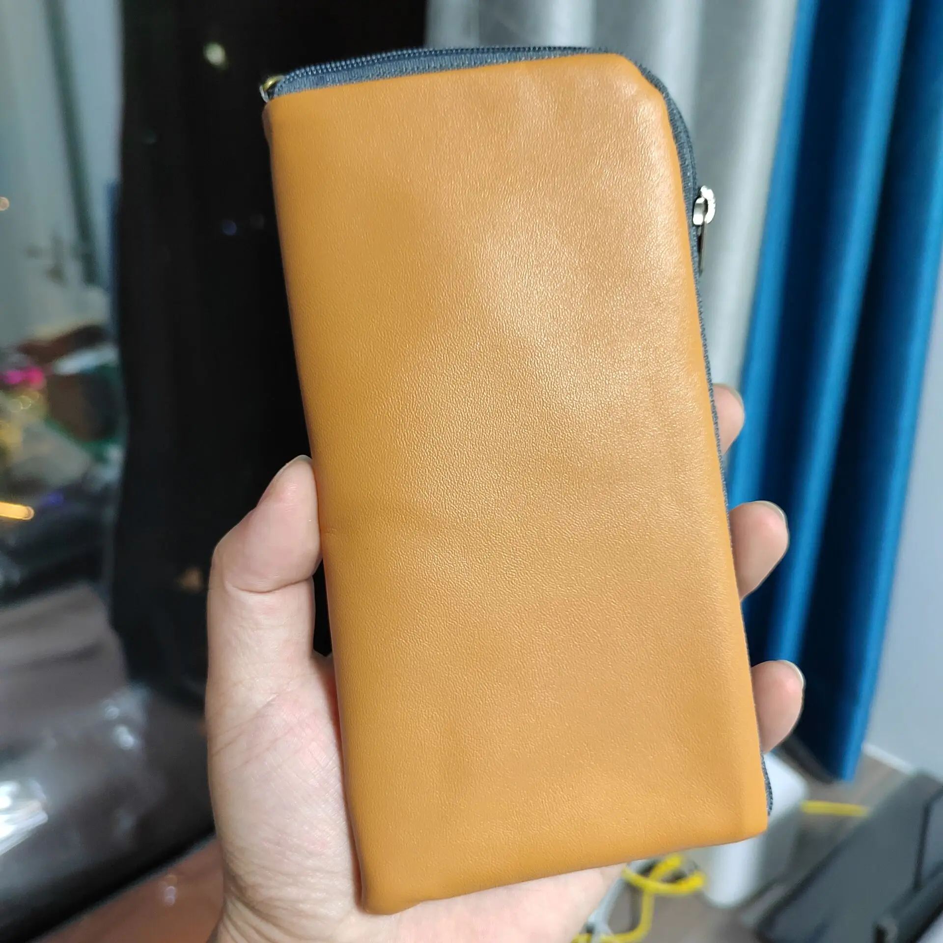 FSSOBOTLUN لابل آيفون 13 برو ماكس 6.7 سستة معلقة الألياف الجلد حقيبة جلدية سيليكون حافظة لهاتف آيفون 12 برو ماكس #3