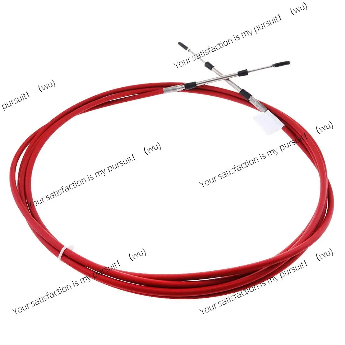 2Pcs 13Ft Outboard Marine Boat Motor Throttle Shift Control Cable Lever Fit for 10-32UNF Threaded Connectors 175mm Mini Stroke