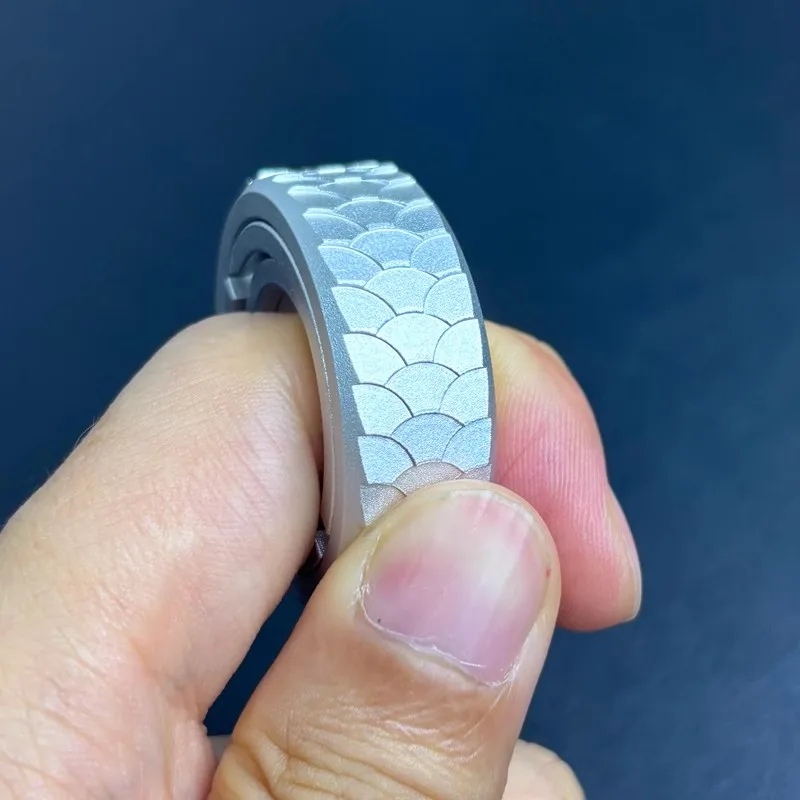 Nieuwe Fidget Slider Ring Ratelwiel Fidget EDC Metalen Fidget Speelgoed ADHD Hand Spinner Stress Relief Speelgoed Kantoor Speelgoed Volwassen Geschenken