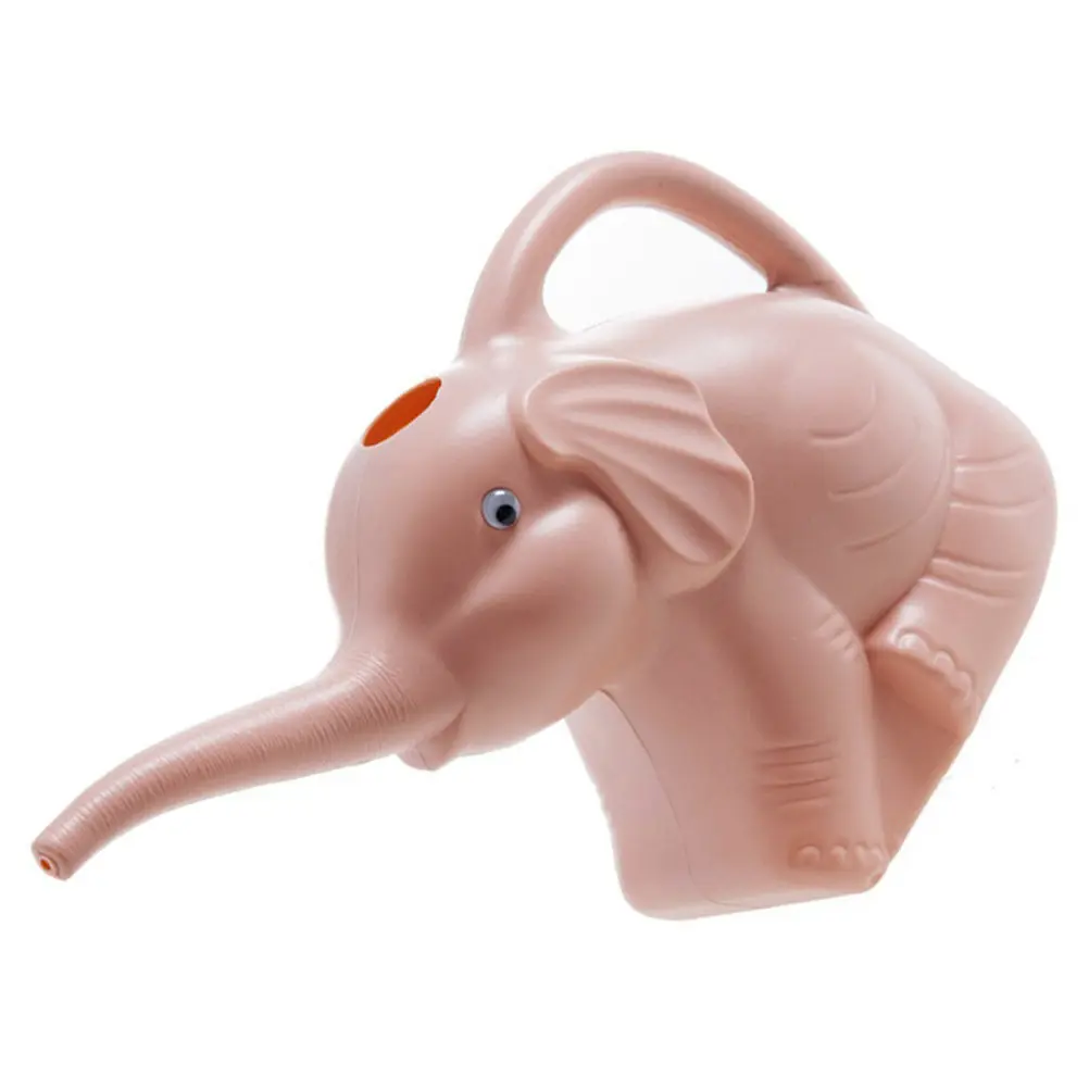 Adorable Elephant Shaped Watering Can with Long Spout for Gentle Water Flow Ideal for Indoor Outdoor Plants Gardening Tool