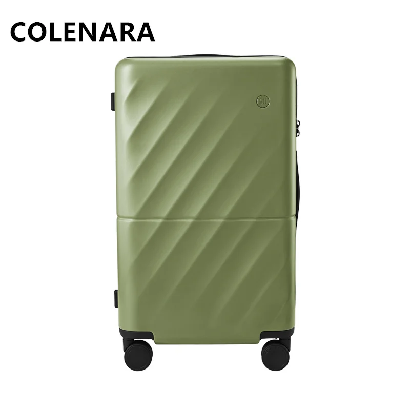 COLENARA Zipper Suitcase Oversized Capacity Wear-resistant Thickened Trolley Case 20