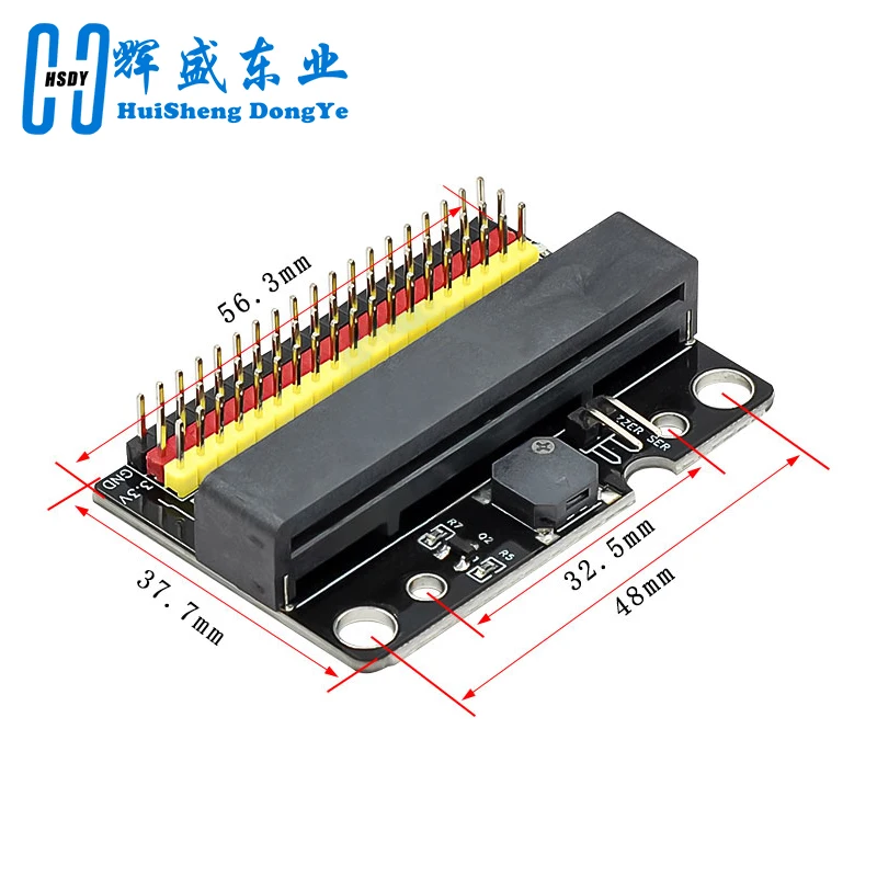 Microbit V1.0/2.0 Motherboard V2 Expansion Board Micro:Bit Horizontal Adapter Board For Kids Programming Education