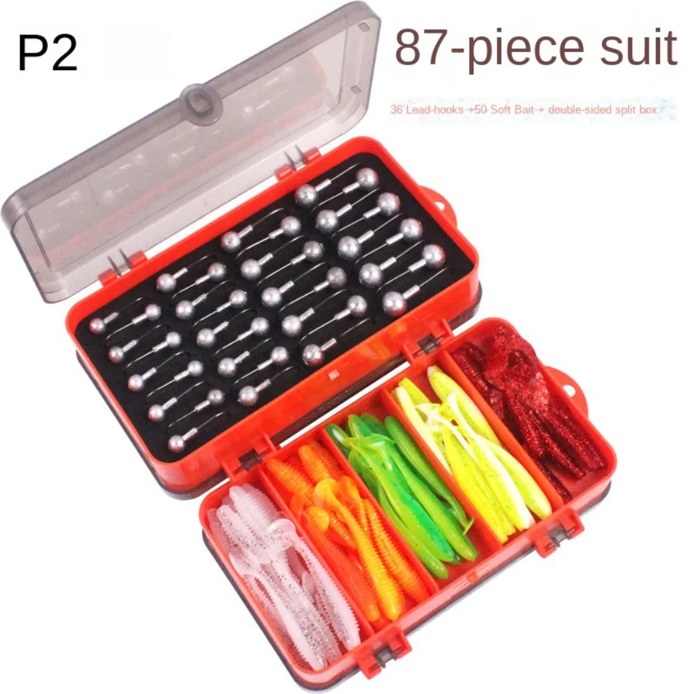 Double-sided Double Sided Fishing Tackle Box Multi Compartments Sturdy Construction Fishing Storage Boxes Portable Sorting