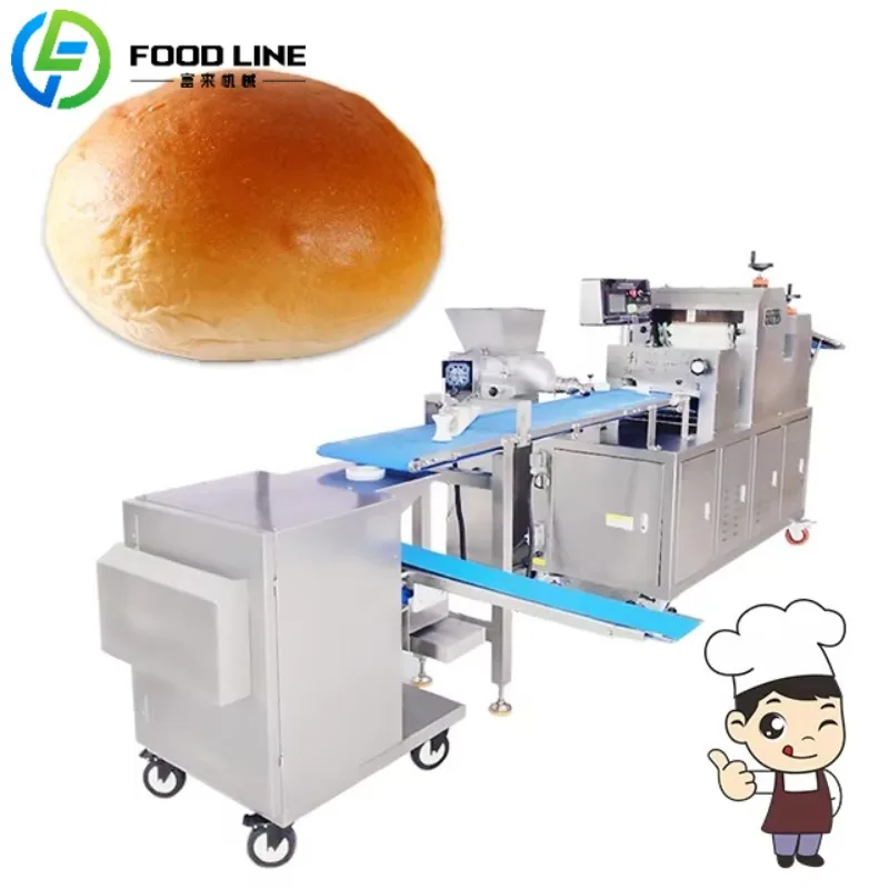 Custom Commercial Full Set Bakery Machinery Arabic Pita Bread Production Line Industrial Baguette Bread Machine Complete Line