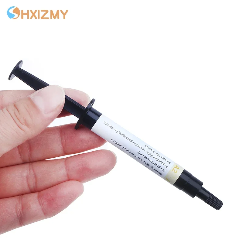 Dental Composite Resin Flowable Light Curing A2 2.5g Refill Syringe Delivery Tips Etch Gel Adhesive Bonding For Dental
