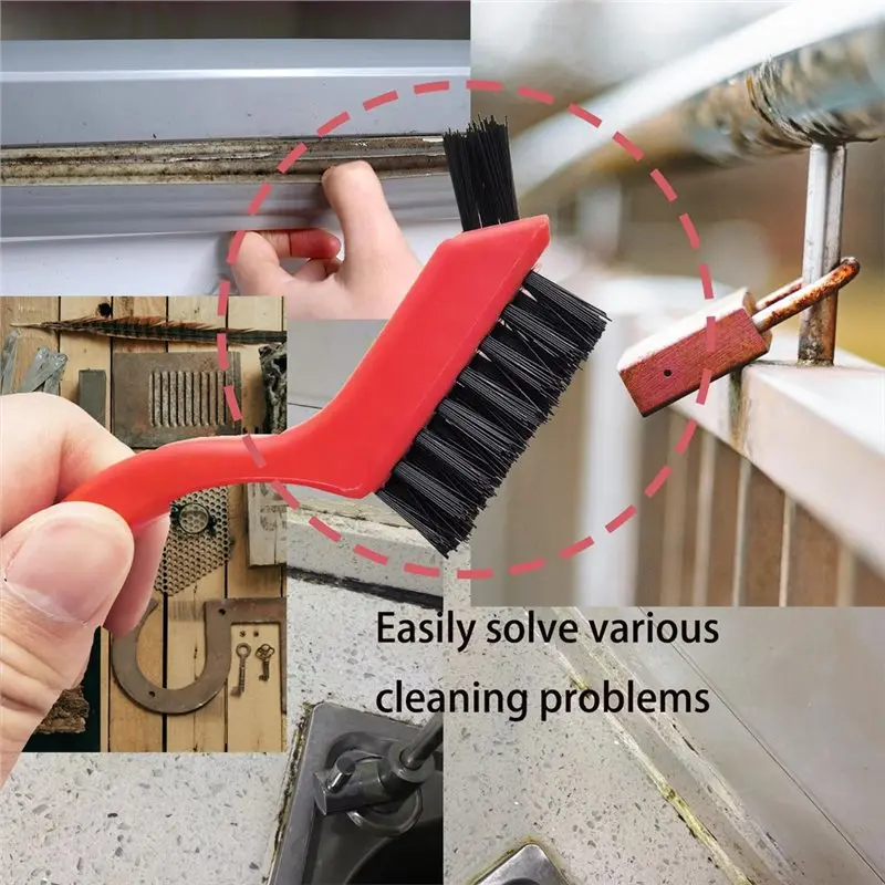 A69enylon Cleaning Brushes-BBQ Brush Non-Scratch Bristles For Daily Tasks For Delicate Surfaces With Mini Head