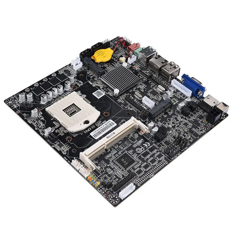 Placa-mãe industrial HM65, minicomputador, ITX Touch, tudo em 1, 17x17, com LPT, COM, interface de impressão, novo