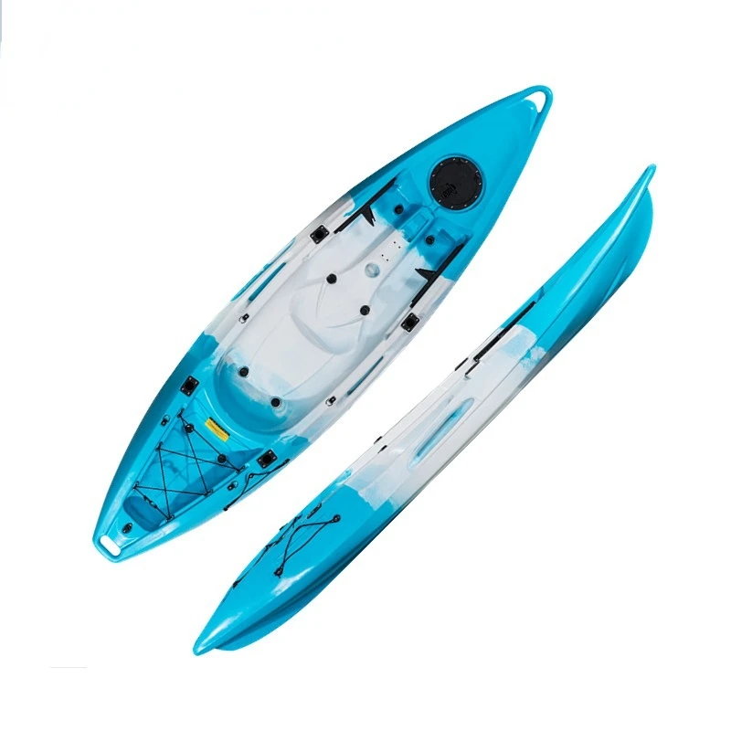 plastic Kayak roto-molded 2 person double fishing surfing cruising Child intex kayak with Adult kayak fishing accessories