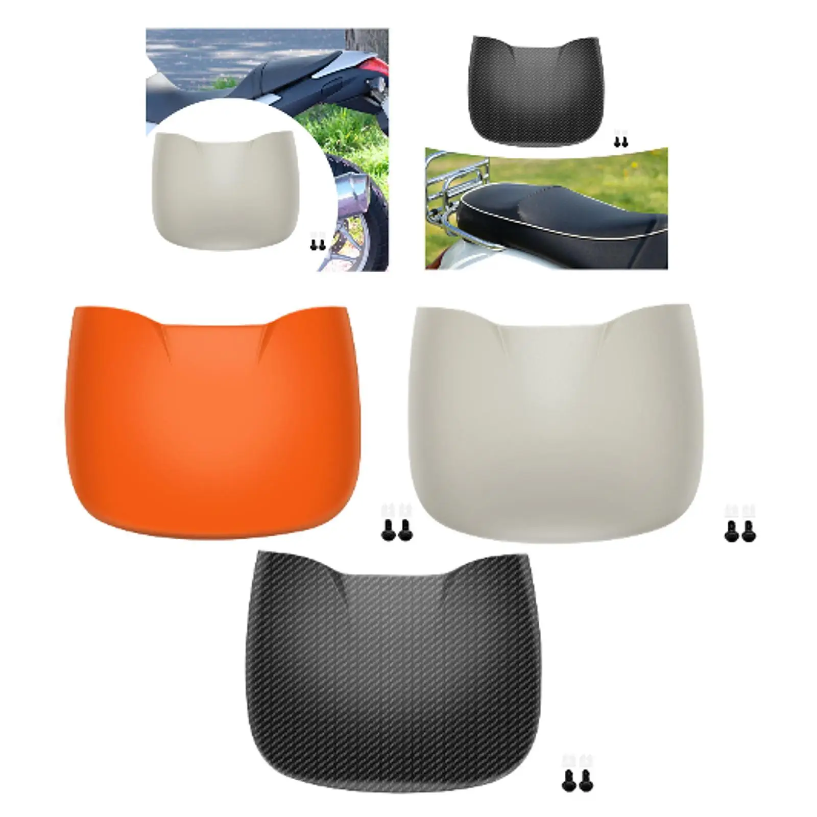 Rear Seat Pillion Cushion Trim Cover Replace Accessory Practical Wear Resistant Sturdy High Reliability Repair Parts