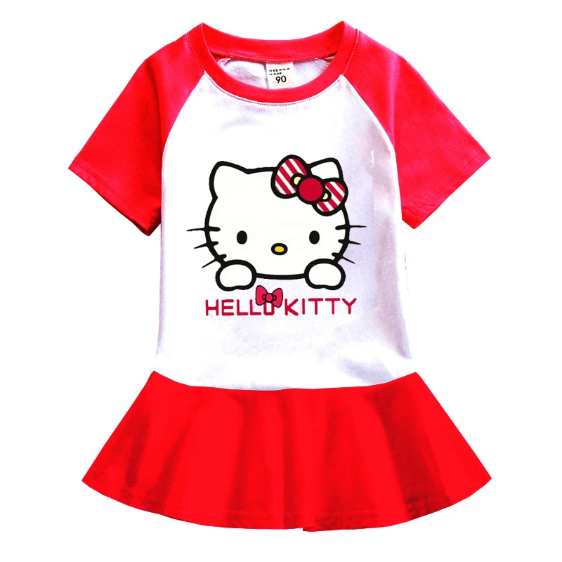 Summer Infant Toddler neonate Cotton Dress Kids Cartoon Minnie Dress Disney Princess Dress abbigliamento per ragazze 1-6 anni