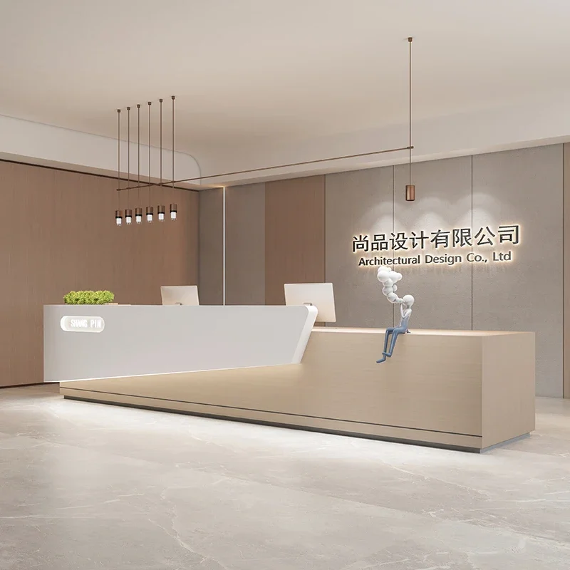 Salon Reception Desk Computer Furniture Help Home Counter Counters For Small Store Business Executive Office Cashier Table Cafe