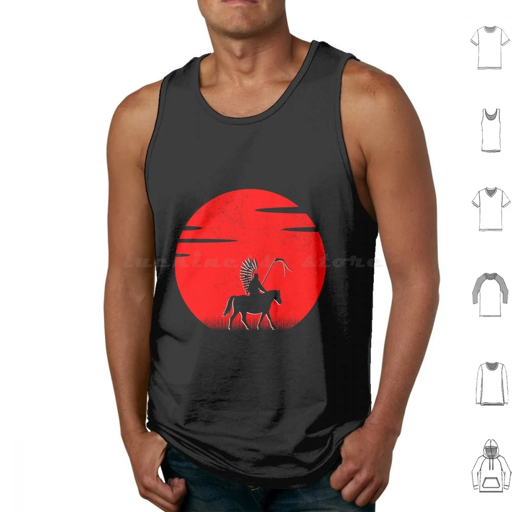 Blood Moon Hussar Tank Tops Vest Sleeveless Moon Red Moon Silhouette Blood Moon Supermoon Super Moon Birdoart Black Polish