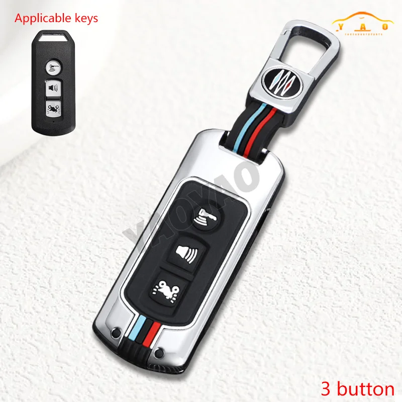 Zinc Alloy Car Remote Key Case Cover For Honda PCX Forza 300 Airblade 125 C125 Super Cub Scooter Vario 150