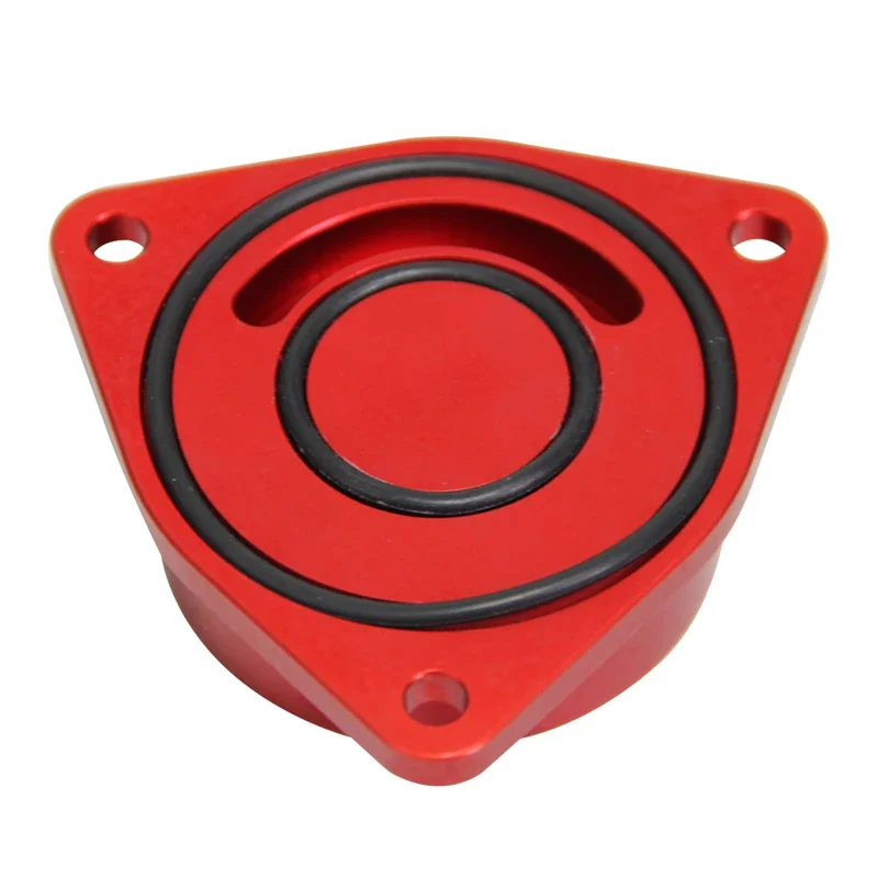 Blow Off BOV Sound Plate Billet Anodized Aluminum Black/Red Fits for Honda Civic 1.5L Turbo 2016+