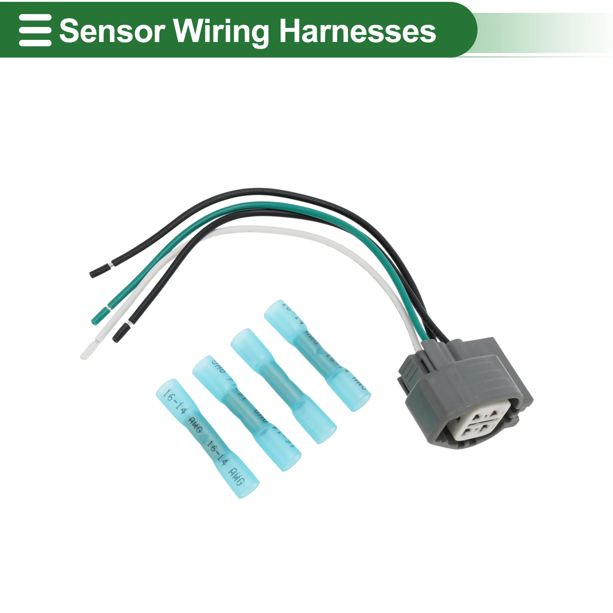 UXCELL 4 Pins Sensor Wiring Harnesses Oxygen Sensor Wiring Harness for CHEVROLET PRIZM 1998-2002 No.19167001 4Pcs Terminal 1 Set