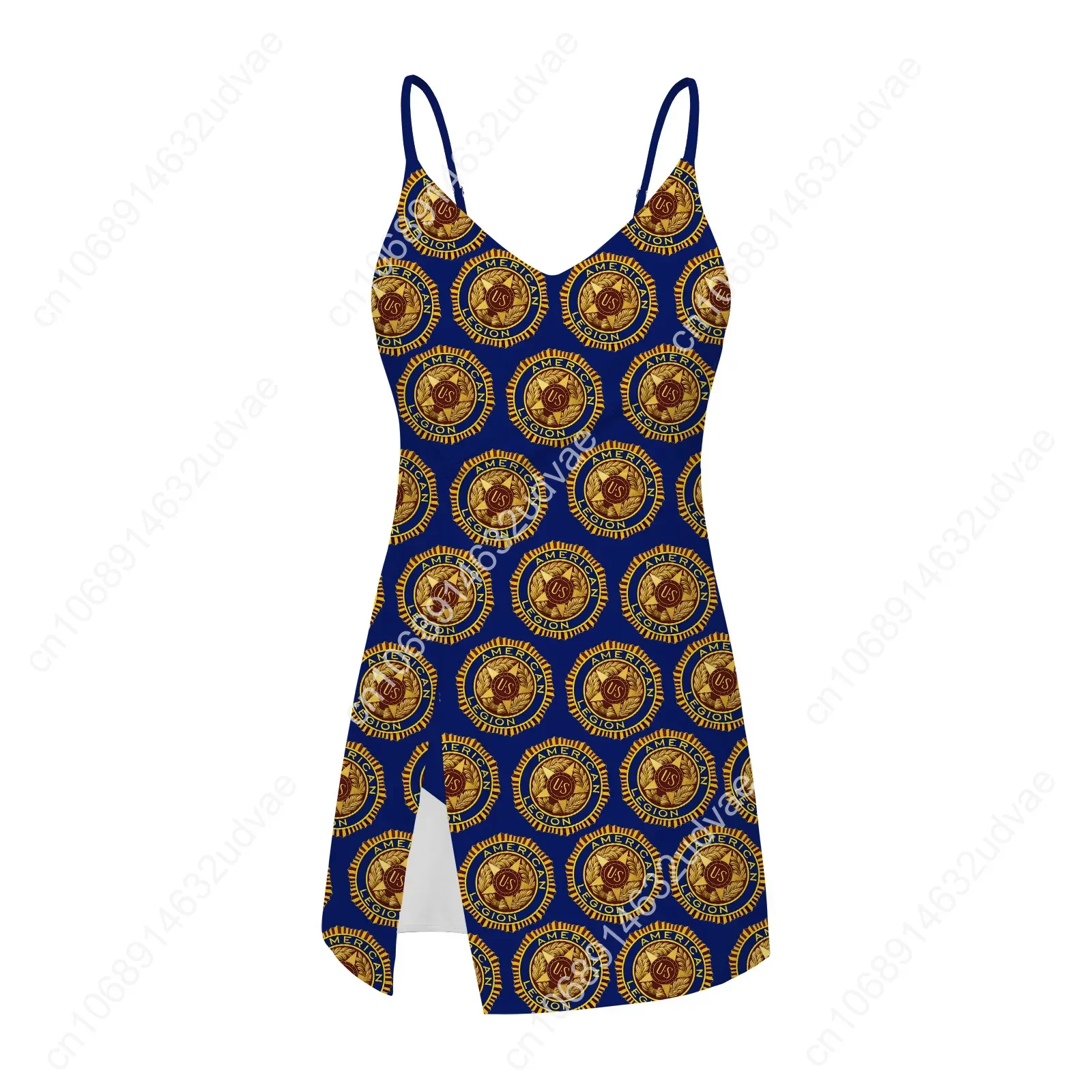 American Legion Logo Sling Dress Swimsuit Womens Bathing Suits Personalized Fashion Swimwear Pool Bikini Custom Made Beachwear