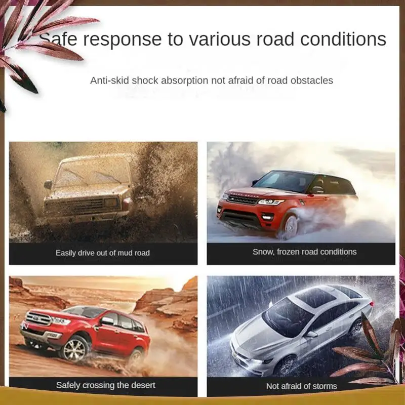 

AB59-Сверхнедовые зимние регулируемые противоскользящие цепи для шин, подходят для большинства автомобилей, грузовиков, внедорожников, противоскользящие полоски для колес, 30 шт.