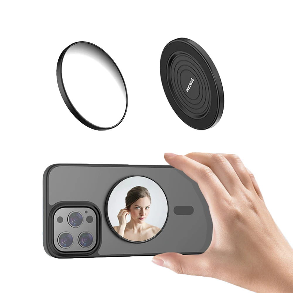 磁気 Selfie ミラー Magsafe スマートフォン Selfie ミラー ミニポータブルブースター Selfie Vlogging 写真アクセサリー