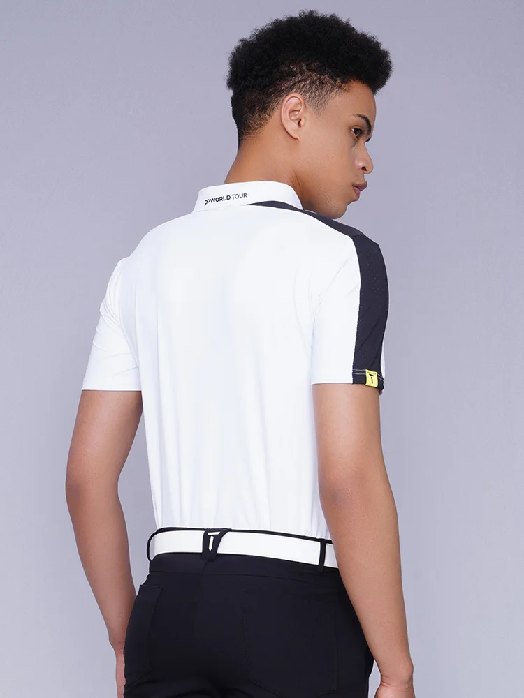 

Men's ort Sve Golf T-irt Qui Dry Elastic European Tour irt Summer Sport Fitn Fans Supplies EM22PD03