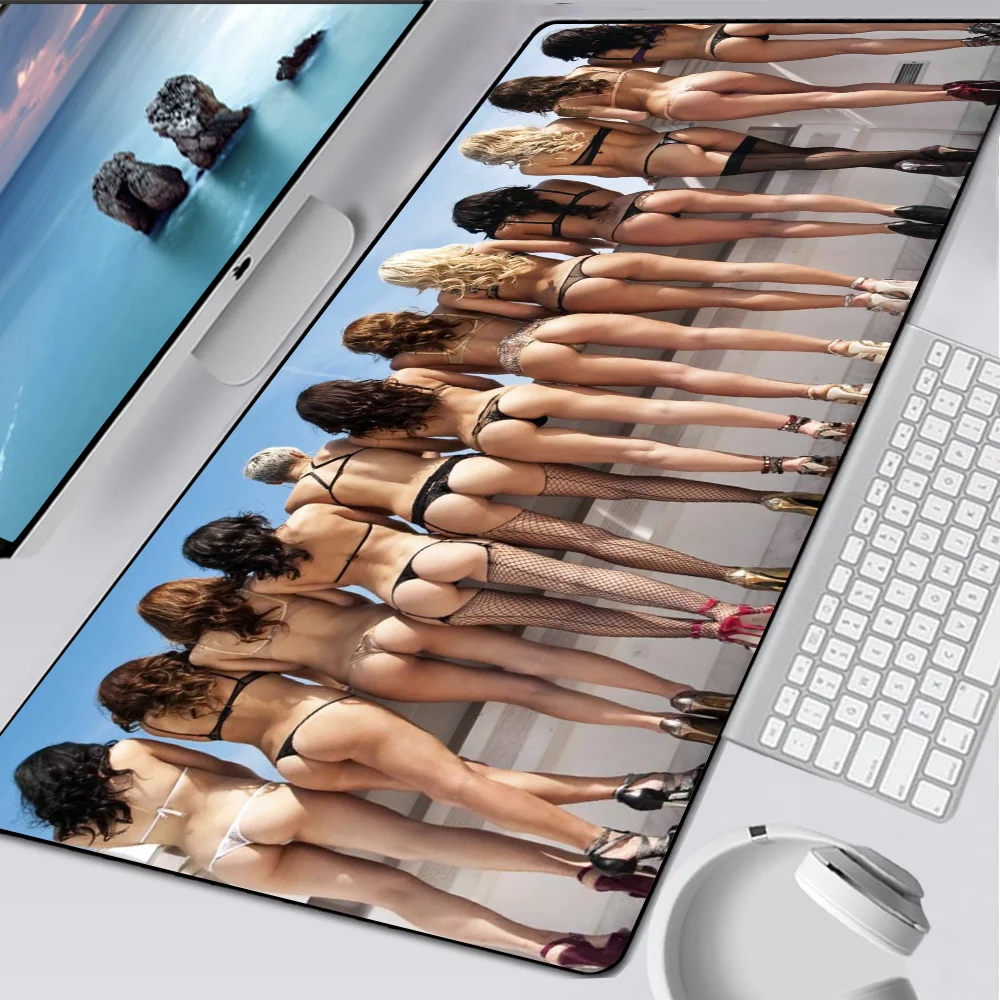 Sexy Girl Ass Bikini Large Gaming Mouse Pad Computer Mousepad PC Gamer Mouse Mat XXL Laptop Mouse Carpet Keyboard Mat Desk Pad