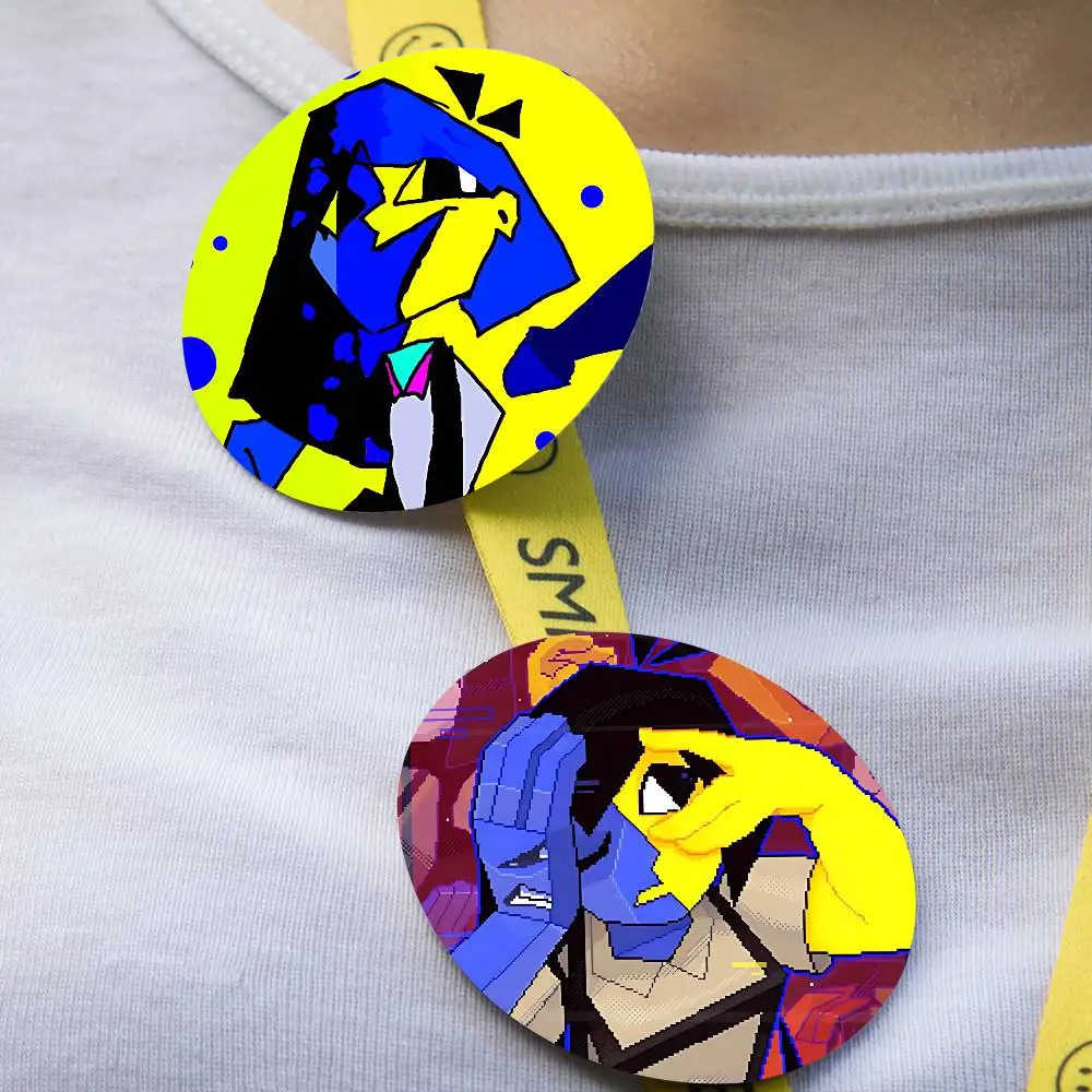 ENA D-Dream insignias para barbacoa, hojalata creativa, alfileres de botón suaves, broche con icono de Animal, insignia para mochila, accesorios, Pin S