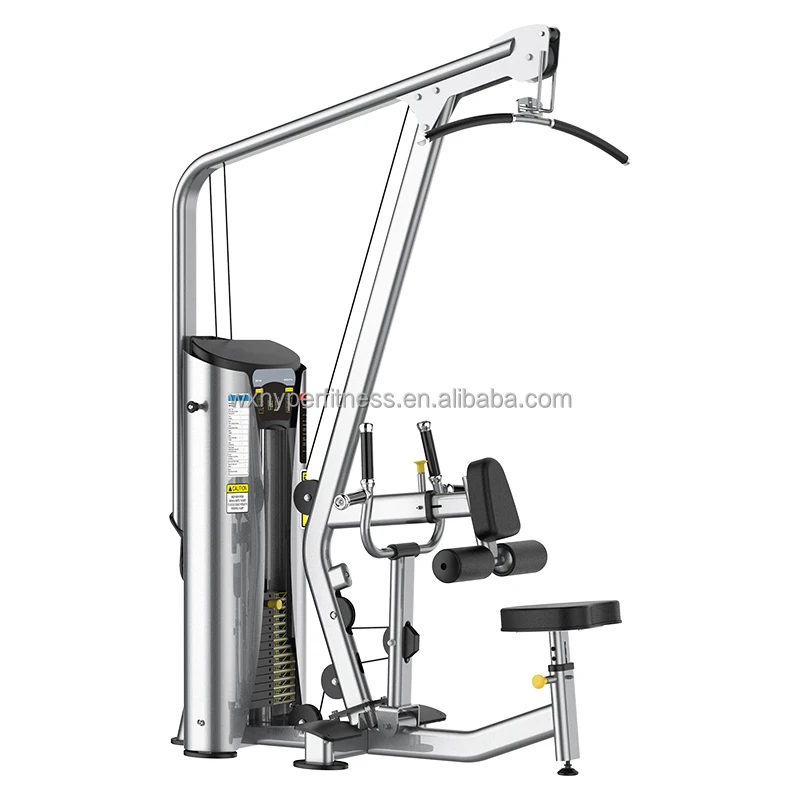 

Hot Sales Dual-Function Gym Selectorized Machine Lat Pulldown/Mid Row Pin Loaded Fitness Equipment Shoulder Exercise Factory