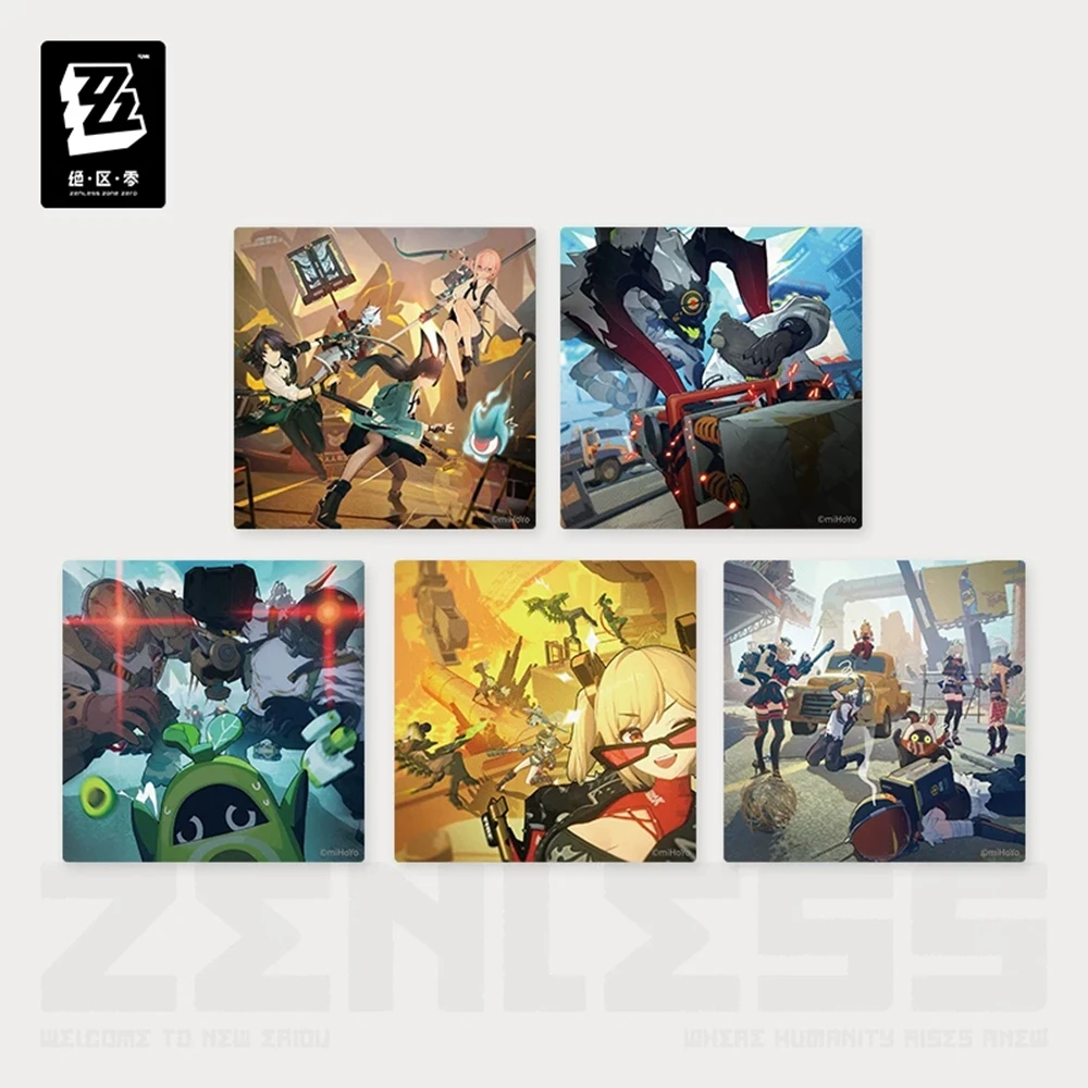 Official ZenlessZoneZero Genuine “Lido Memories” Series Game Merchandise: Transparent Card Set for Photo Collectibles, Volume 2 2