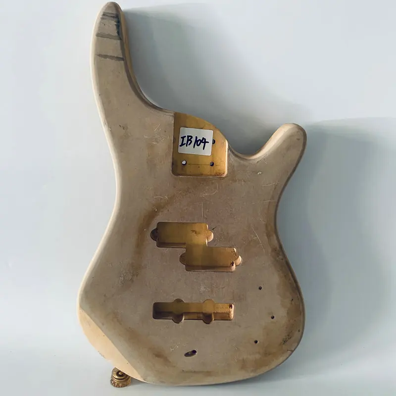 iB104 Sample Order PJB Bass Semi Finishing Electric Bass Body Plywood Top+Solid Basswood DIY Replace USE