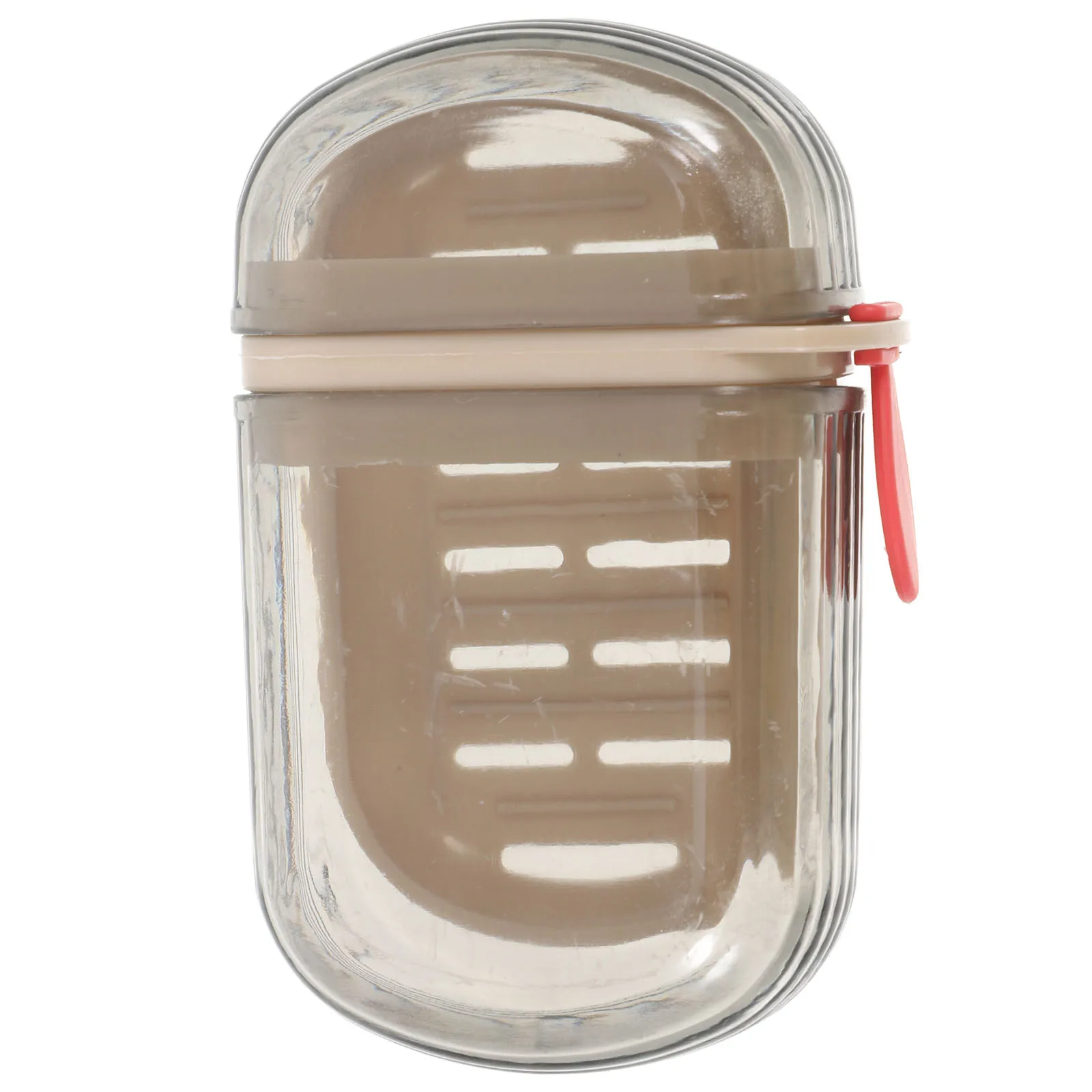 

Portable Box With Drainage Holes Sealed Design For Bar Soap Travel Camping Shower Bathroom Use Soap Container Holder Storage