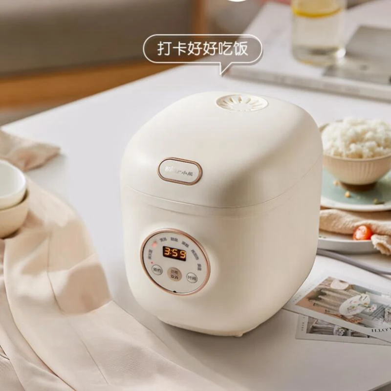 

1.2L Mini Rice Cooker for 2 with Intelligent Appointment Timing Cooker for Soup and Cake