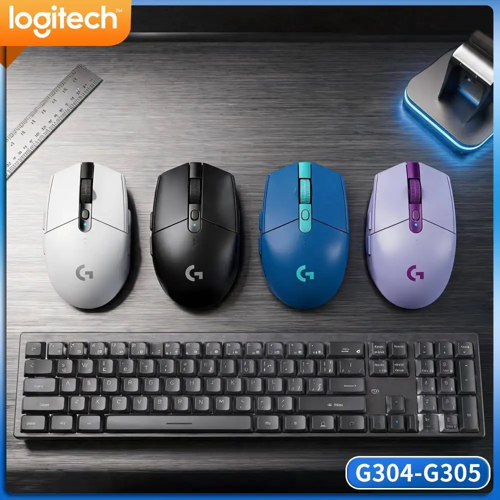 Logitech G304 Wireless LIGHTSPEED Mouse Energy‑Efficient Storable Receiver For Casual Gamer Freelancer Travel Laptop Use