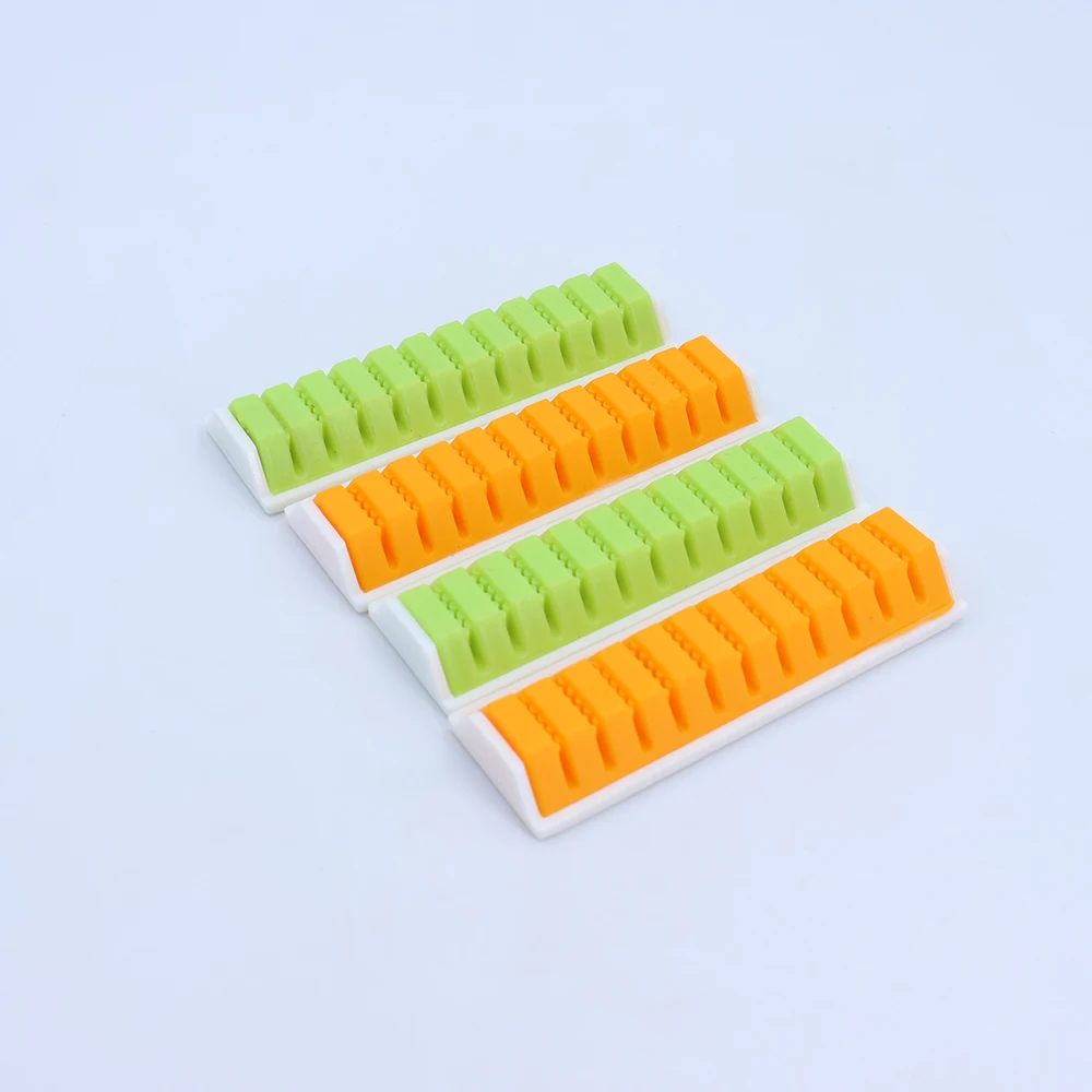 2PCS Silicone Fly Tying Storage Rack Display Clamp Prep Station Tool Organizer Holder for Fishing Flies Streamers Lure Making