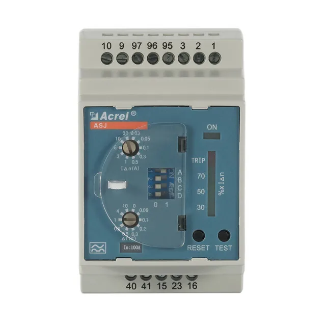 ASJ10-LD1A Din Rail Mounted Earth Leakage Relay
