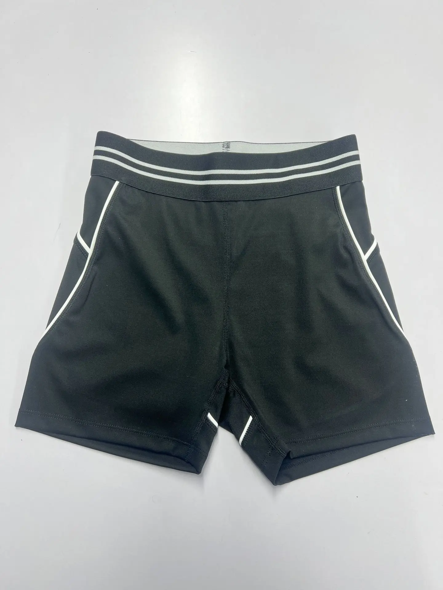 Damesondergoedlijn Contrastkleur Nude Shorts Set Beauty Back Pullover Strakke sportkleding Dames Gym Sport Fitnesskleding