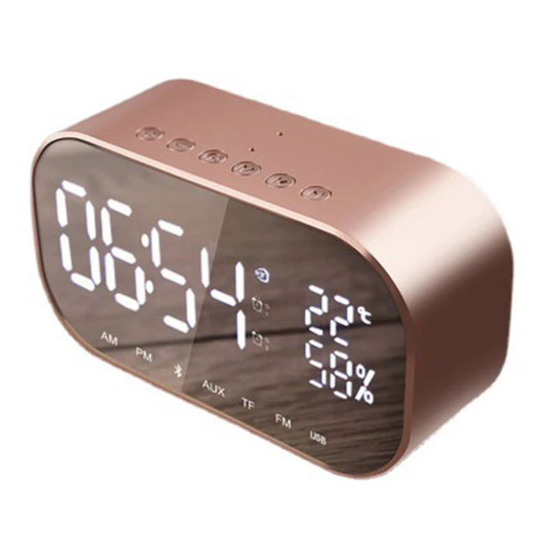 

2020 New Bluetooth Speaker S2 Alarm Clock Wireless Bluetooth Subwoofer Yayunshi Creative Bedside Sound Wholesale Audio