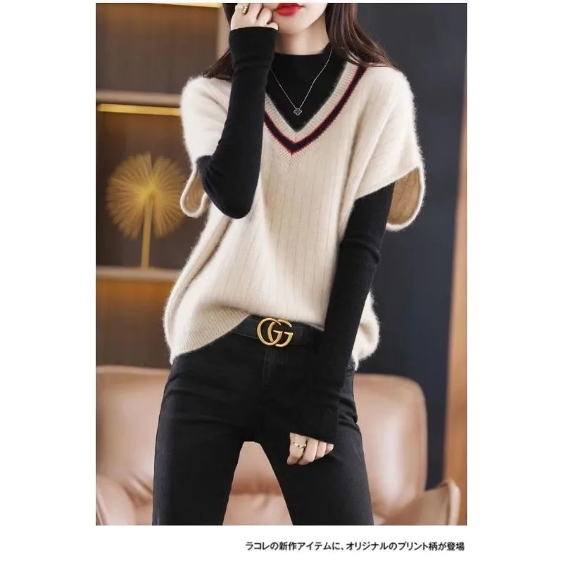 الخامس الرقبة رقيقة سترة سترة المرأة سترة فضفاضة سترة ملابس خارجية 2025 الخريف والشتاء تنوعا #4