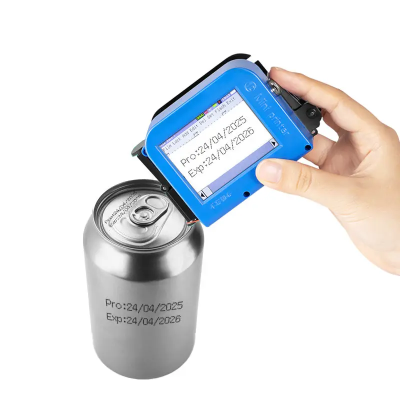 

Портативный мини-принтер Yaomatec S1760 12,7 мм для печати QR-кодов, штрихкодов, дат, номеров, логотипов, сроков годности, ручной струйный принтер для этикеток