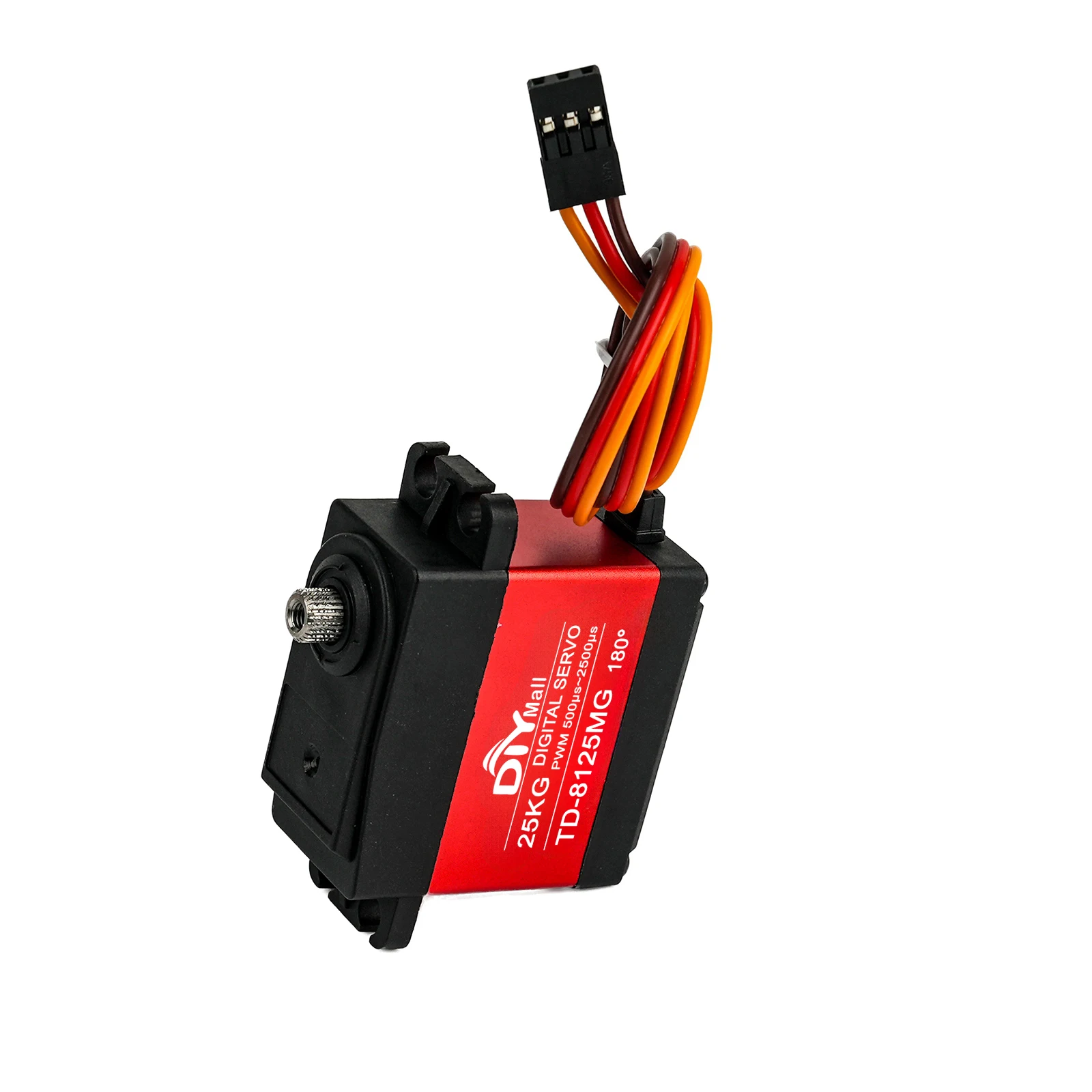 Servo de TD-8125MG Digital de Metal de alto par, 25KG, 360/270/180 grados, funciones de potencia de engranaje de Metal, Servos para coches robots RC, modelo de juguete